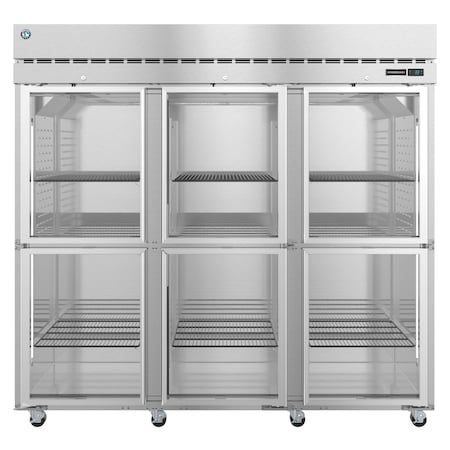 Hoshizaki Refrigerator, Three Section Upright, Half Glass Doors with Lock R3A-HG